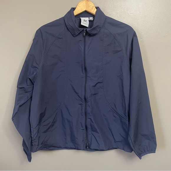 adidas Jackets & Blazers - Adidas Coach Jacket Size Medium navy